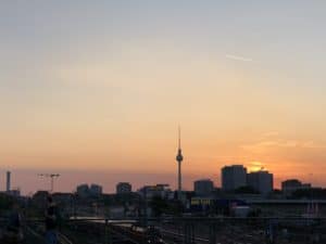 Sunset in Berlin